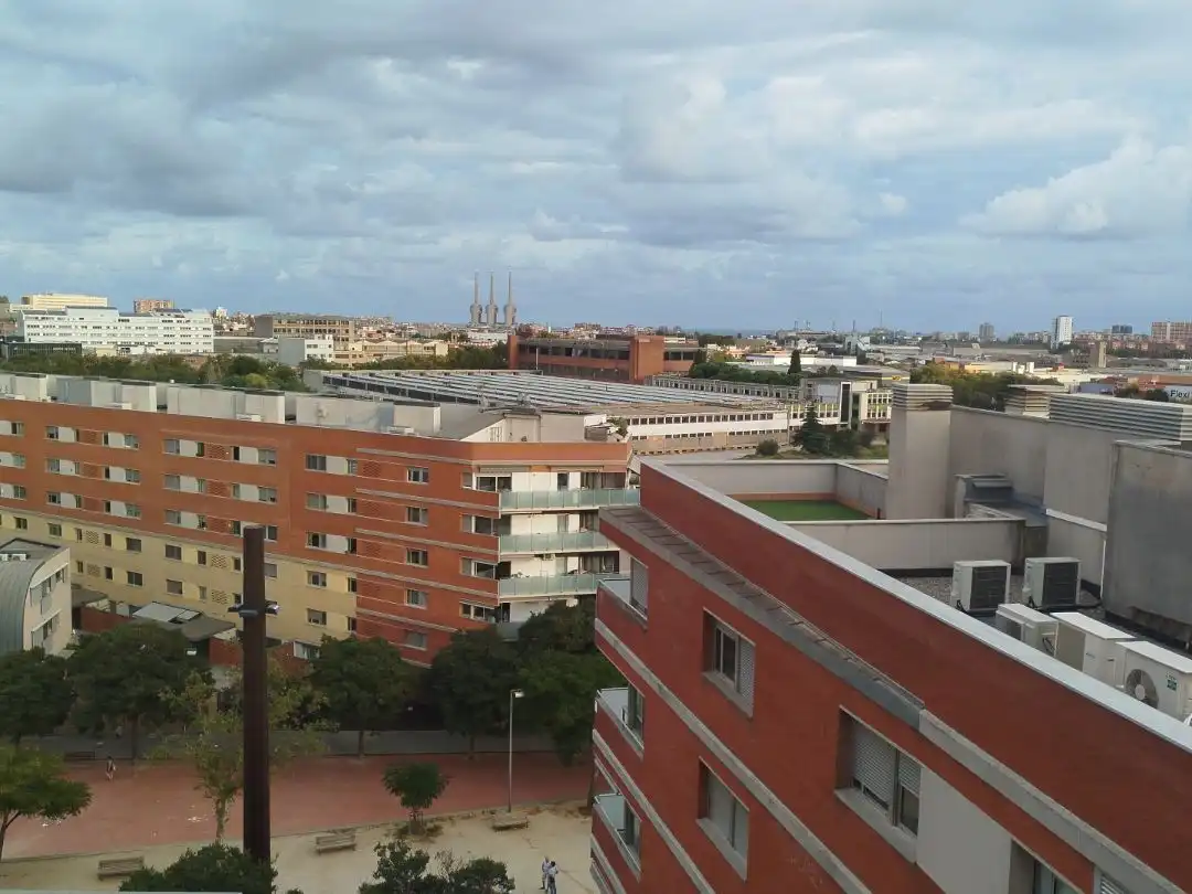 Exterior view of Duplexes for sale in  Barcelona Capital  with Air Conditioner and Terrace