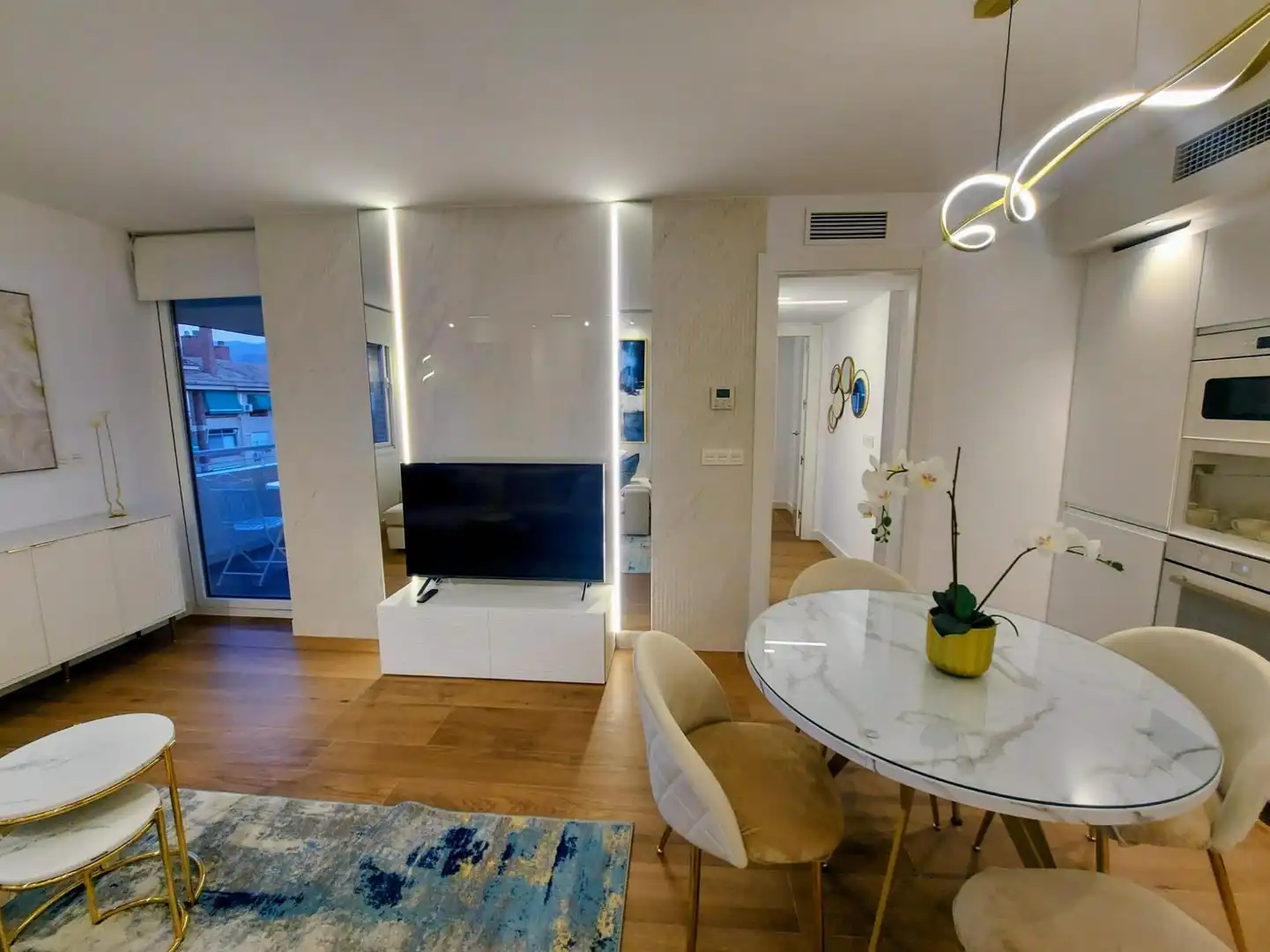 Wohnzimmer von Wohnung zur Miete in Granada mit Klimaanlage, Heizung und Möbliert