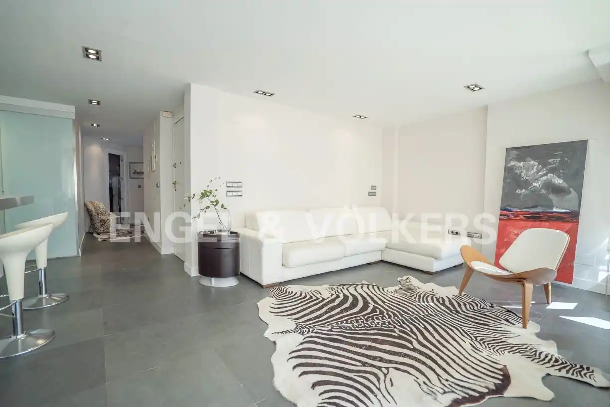Living room of Flat for rent in Alicante / Alacant  with Air Conditioner
