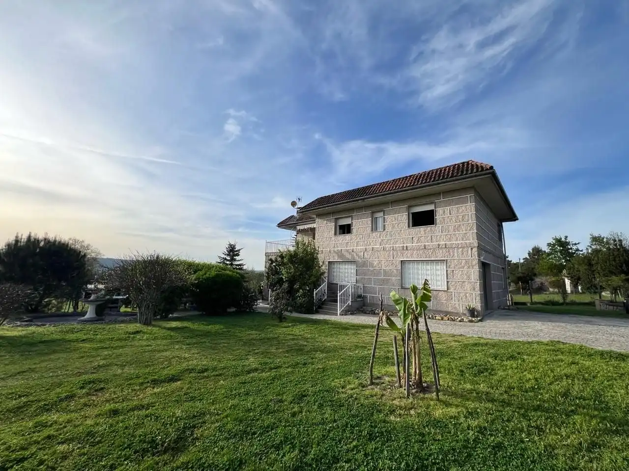 Exterior view of Houses for sale in Ourense Capital   with Heating, Terrace and Swimming Pool