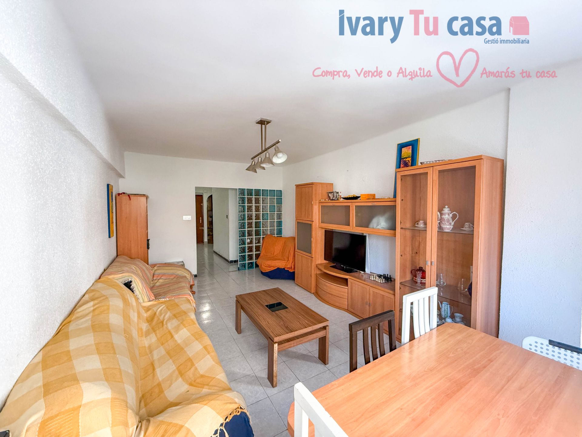 Living room of Flat for sale in Castellón de la Plana / Castelló de la Plana  with Air Conditioner, Terrace and Balcony