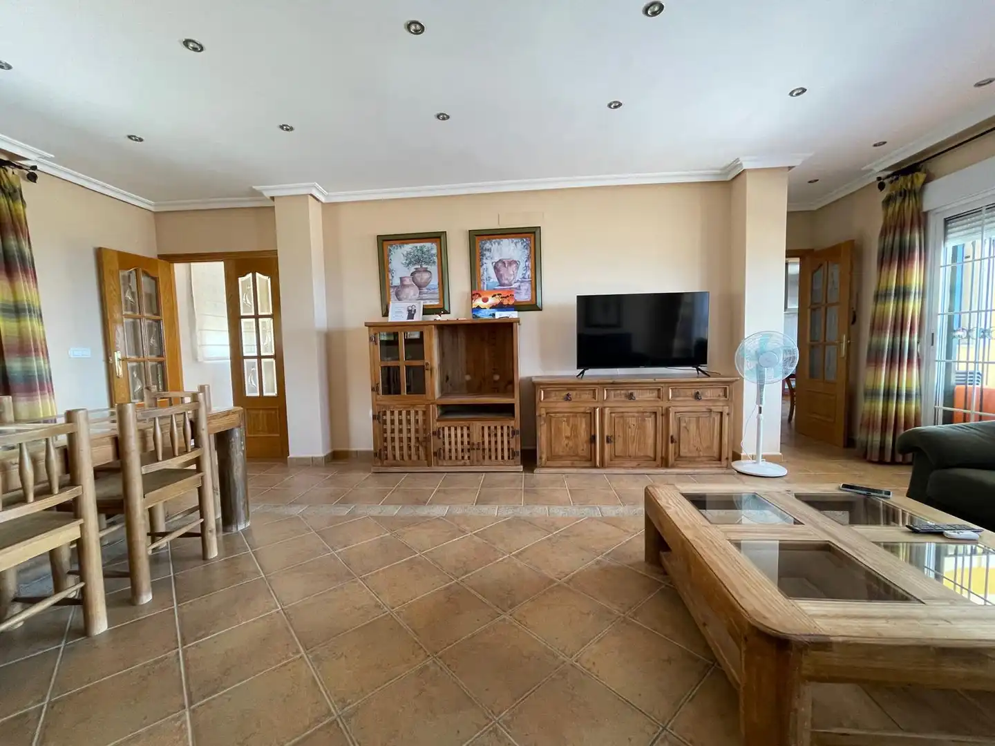 Wohnzimmer von Haus oder Chalet zum Verkauf in Mazarrón mit Klimaanlage, Heizung und Privatgarten