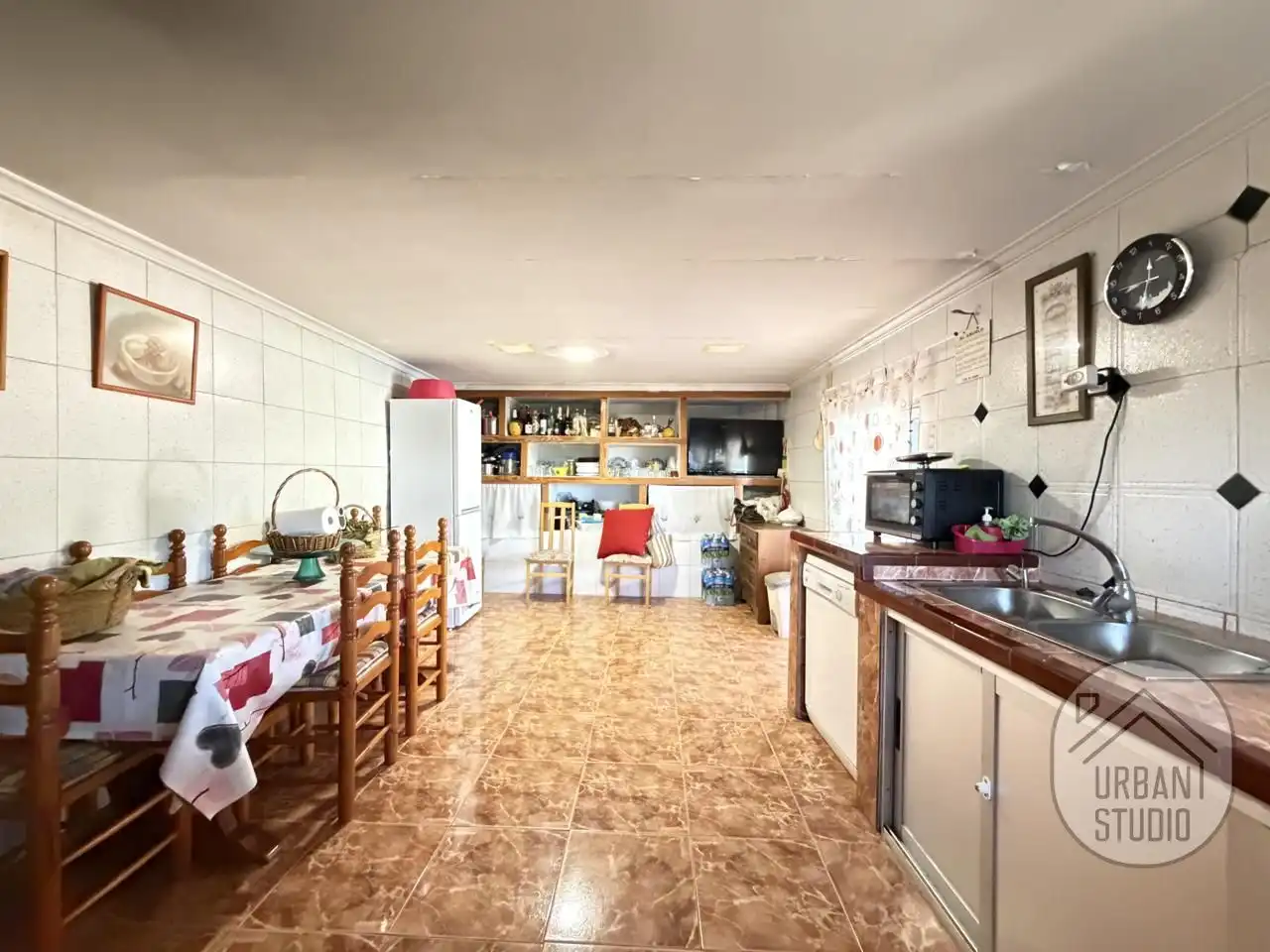 Kitchen of Houses for sale in Tibi  with Air Conditioner, Heating and Private garden