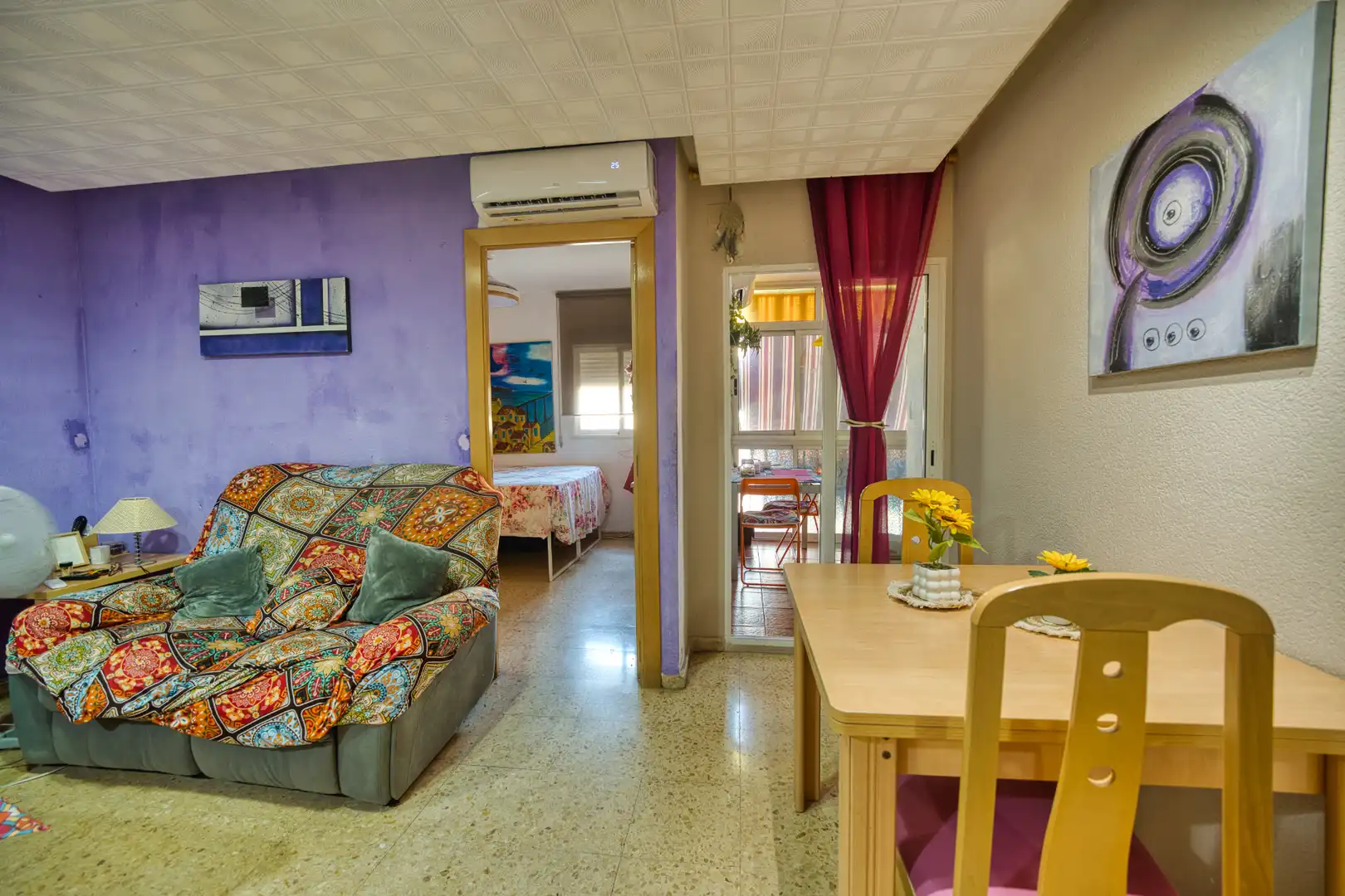 Sala de estar de Piso en venta en Valencia con Aire acondicionado, Calefacción y Trastero