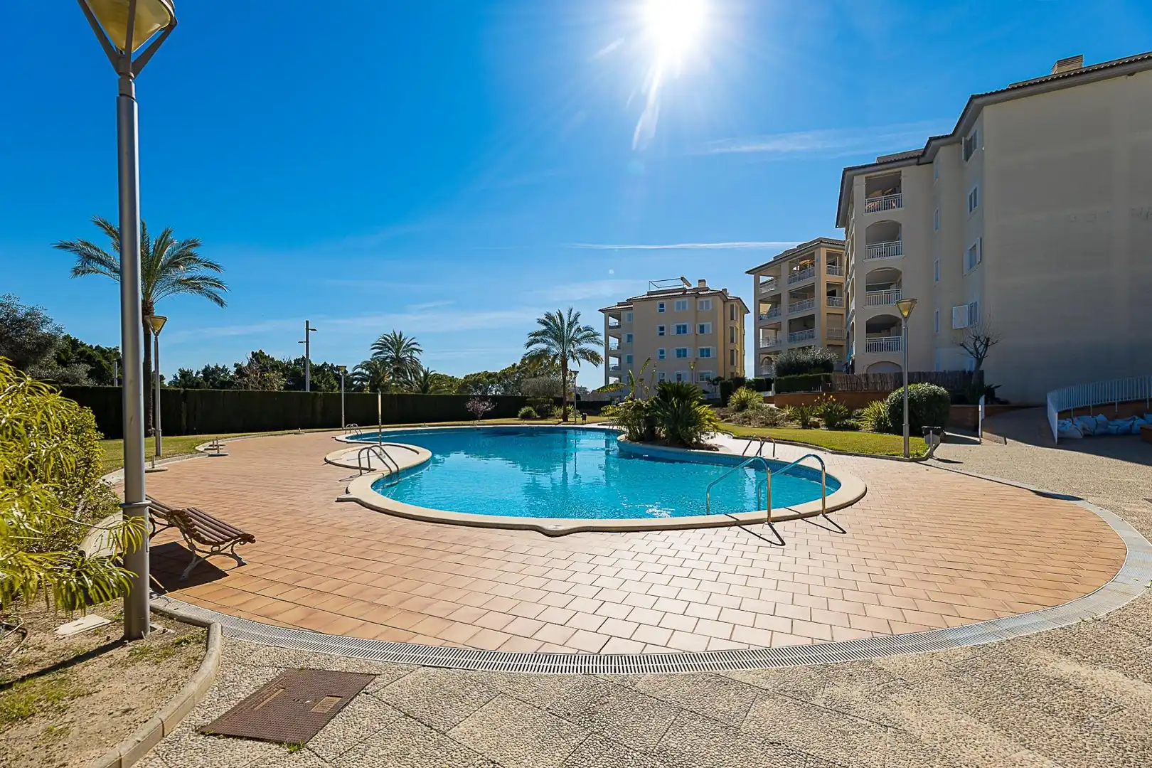 Swimming pool of Ground floor for sale in  Palma de Mallorca  with Air Conditioner, Private garden and Terrace