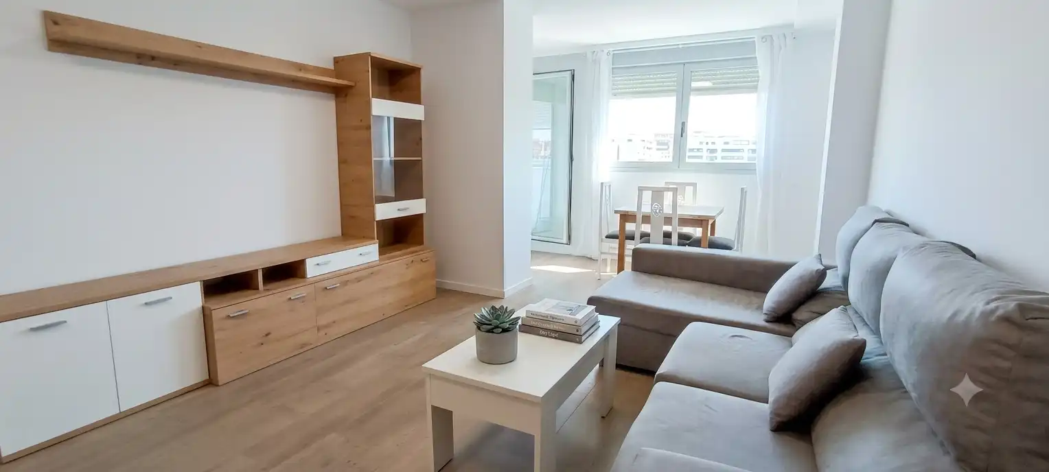 Sala de estar de Piso de alquiler en Rivas-Vaciamadrid con Calefacción, Jardín privado y Trastero