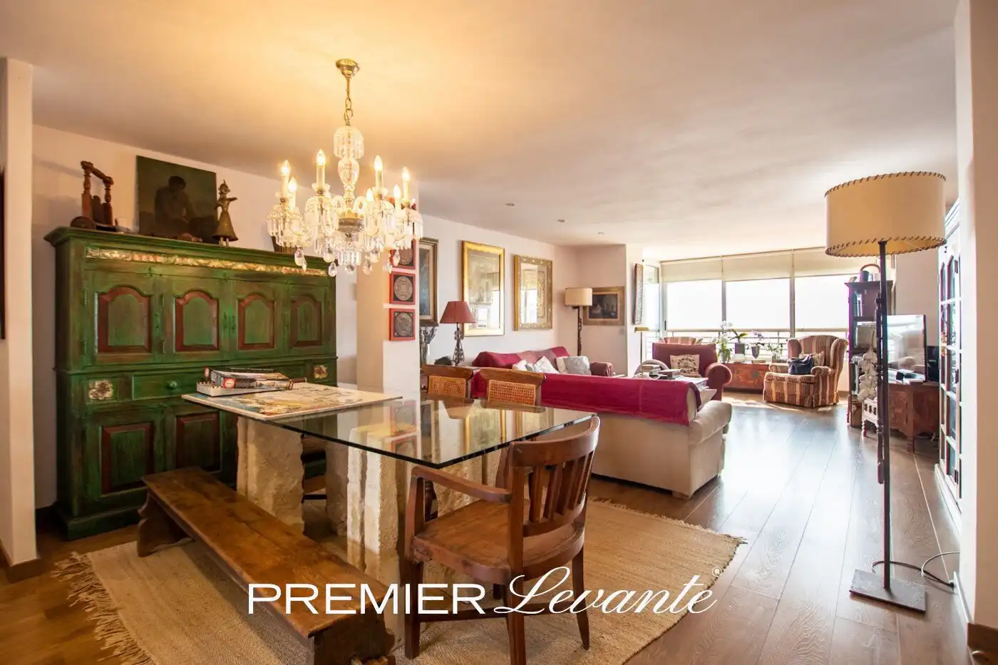 Comedor de Piso en venta en Alicante / Alacant con Aire acondicionado, Calefacción y Jardín privado