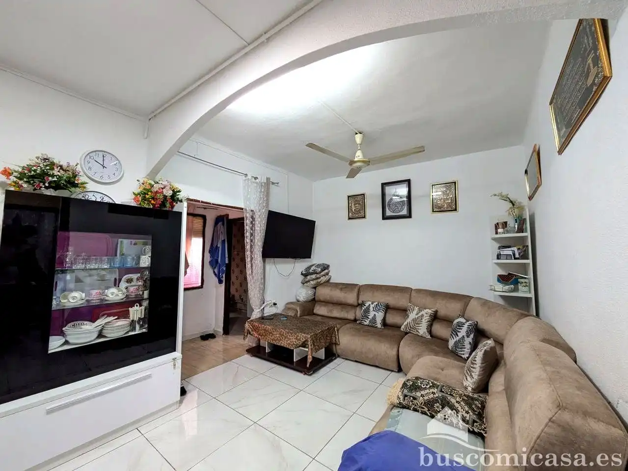 Sala d'estar de Casa o xalet en venda en Linares amb Aire condicionat, Terrassa i Balcó