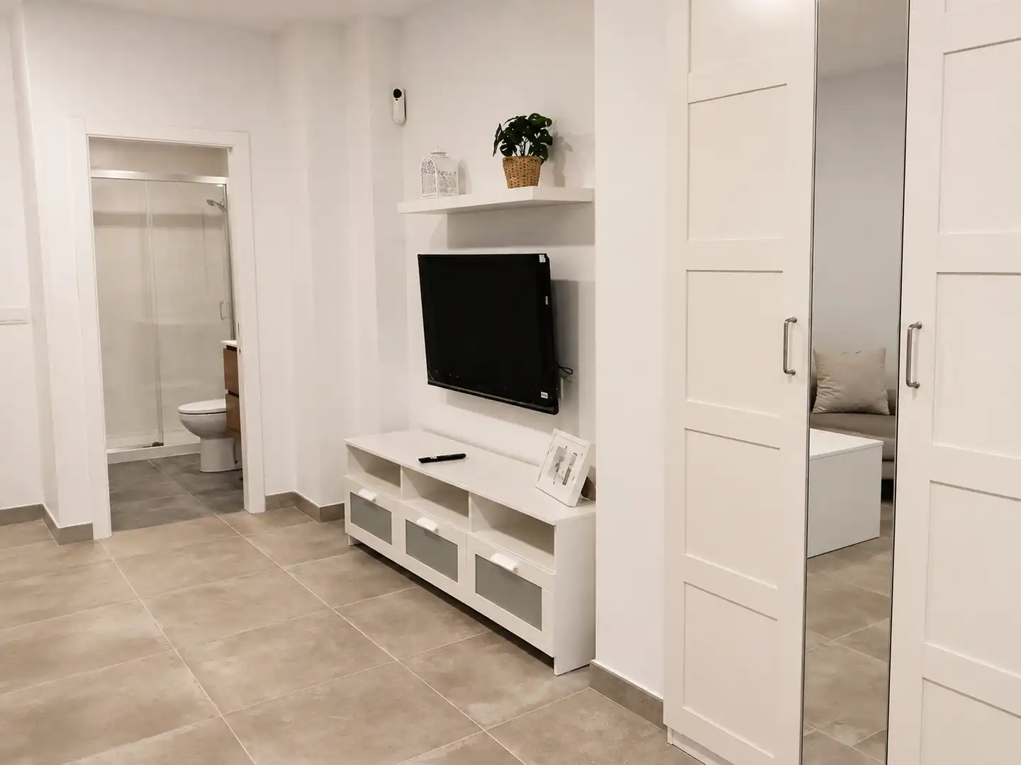 Sala de estar de Loft de alquiler en Cruz de Humilladero