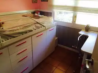 Dormitori de Casa adosada en venda en Sant Cugat del Vallès amb Calefacció i Terrassa