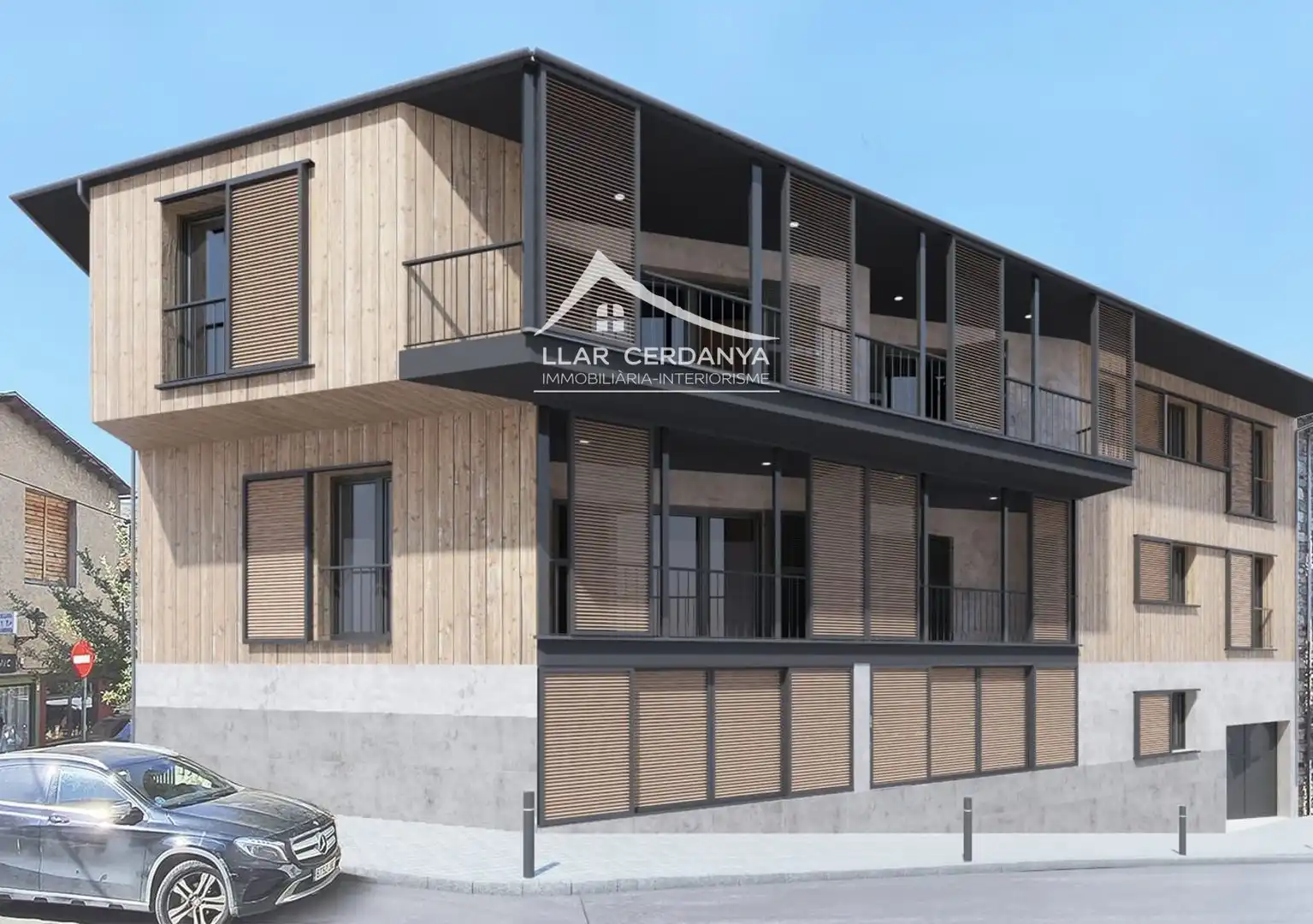 Exterior view of Flat for sale in Bellver de Cerdanya  with Terrace