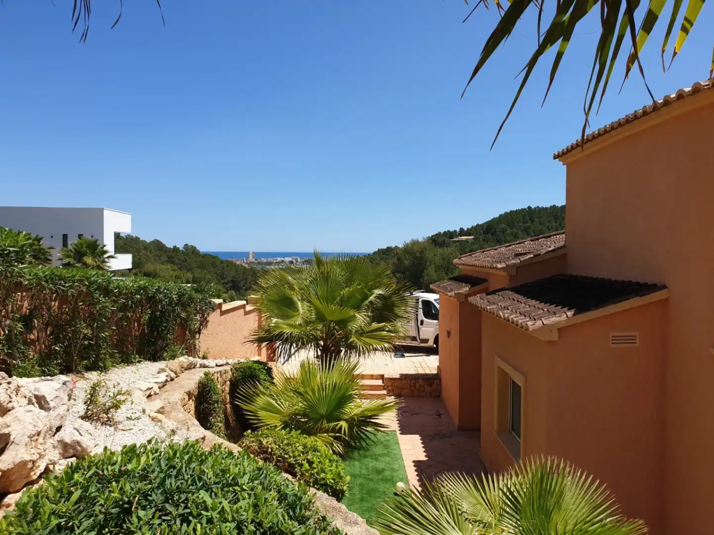 Exterior view of Houses for sale in Jávea / Xàbia  with Heating, Private garden and Storage room