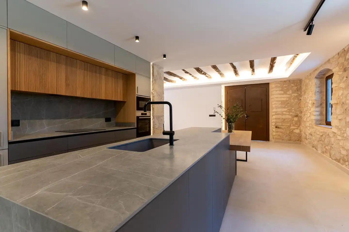 Cocina de Casa o chalet en venta en Cocentaina con Aire acondicionado, Jardín privado y Terraza