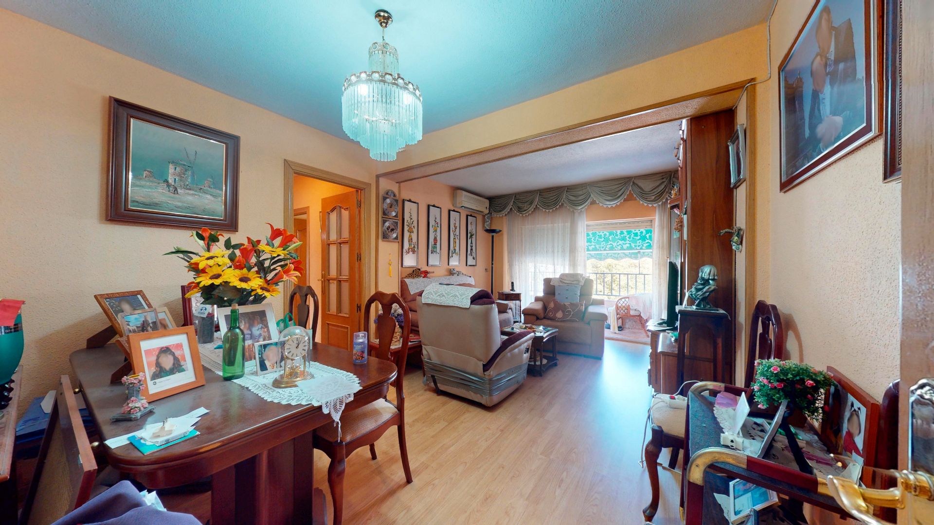 Living room of Flat for sale in Leganés  with Air Conditioner, Heating and Terrace