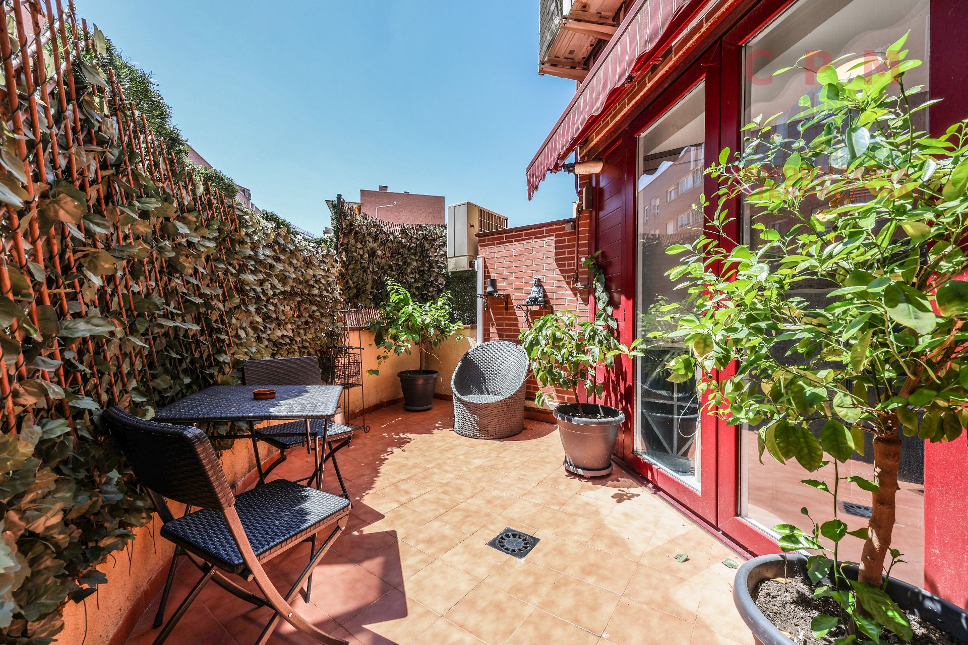 Terraza de Piso de alquiler en  Madrid Capital con Aire acondicionado, Calefacción y Parquet