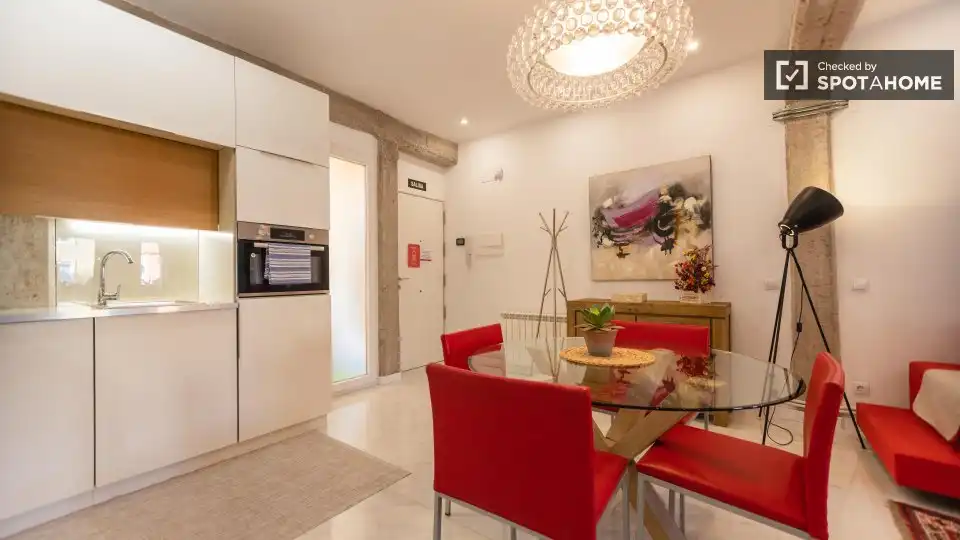 Kitchen of Flat for rent in Valencia  with Air Conditioner, Heating and Furnished