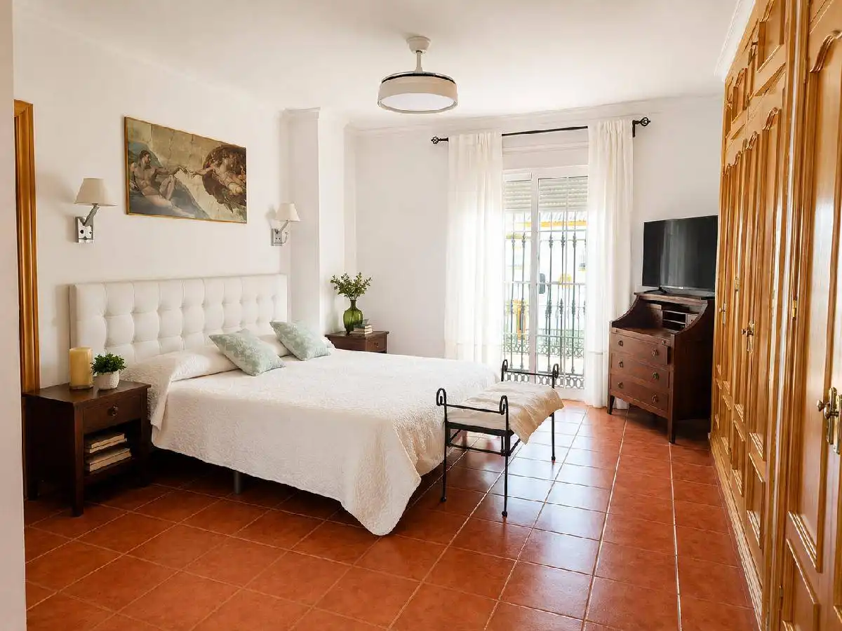 Bedroom of Houses for sale in Marbella  with Air Conditioner, Terrace and Storage room