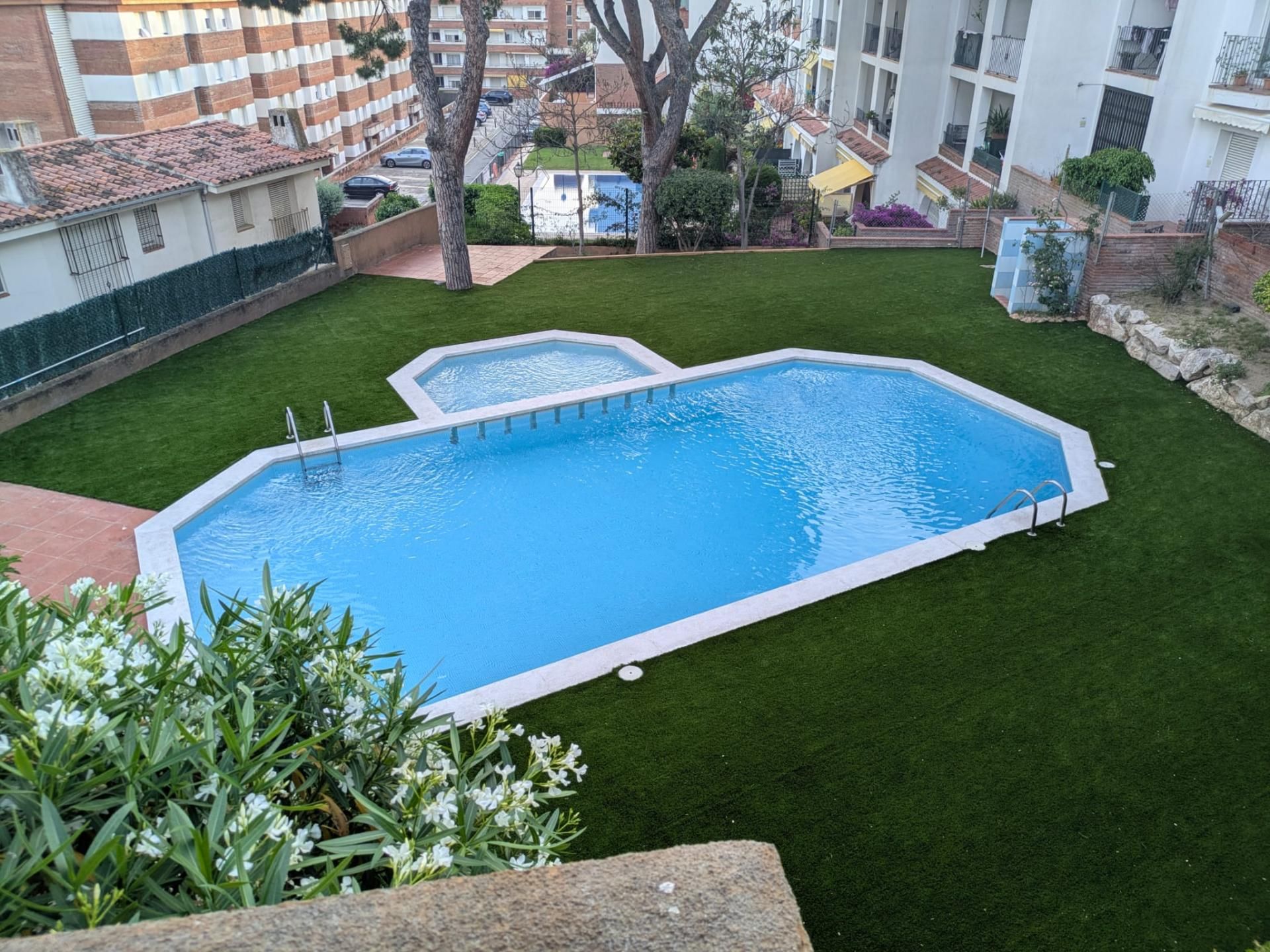Swimming pool of Apartment for sale in Lloret de Mar  with Private garden, Swimming Pool and Oven