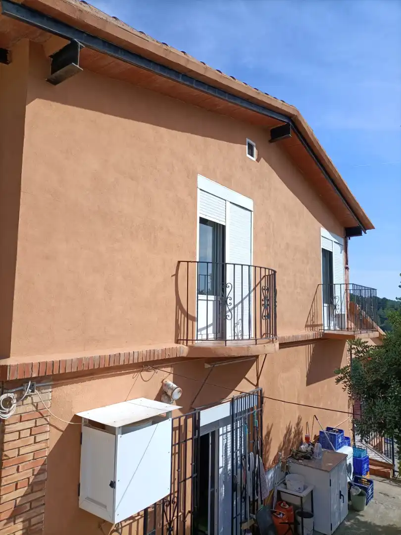 Exterior view of Houses for sale in Castellnovo  with Terrace, Swimming Pool and Furnished