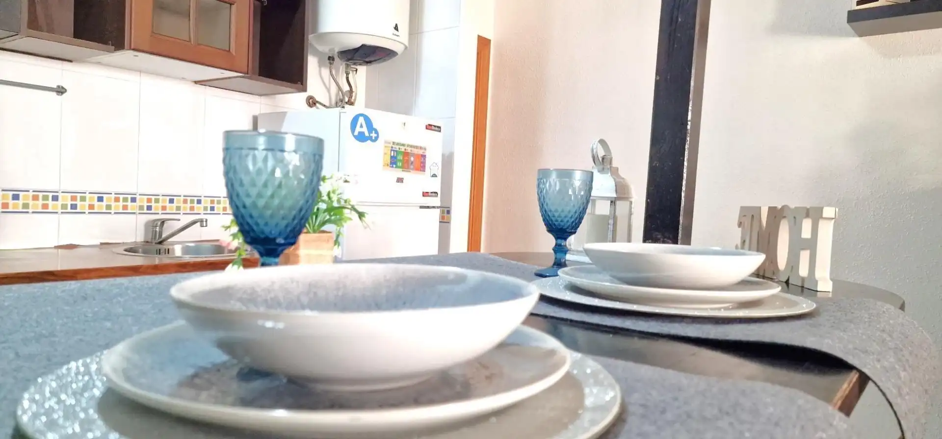 Kitchen of Apartments for sale in Roquetas de Mar  with Furnished