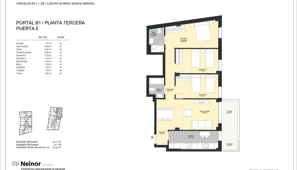 Photo 1 from new construction home in Flat for sale in   Calle Lauaxeta Olerkari, Mungia, Bizkaia