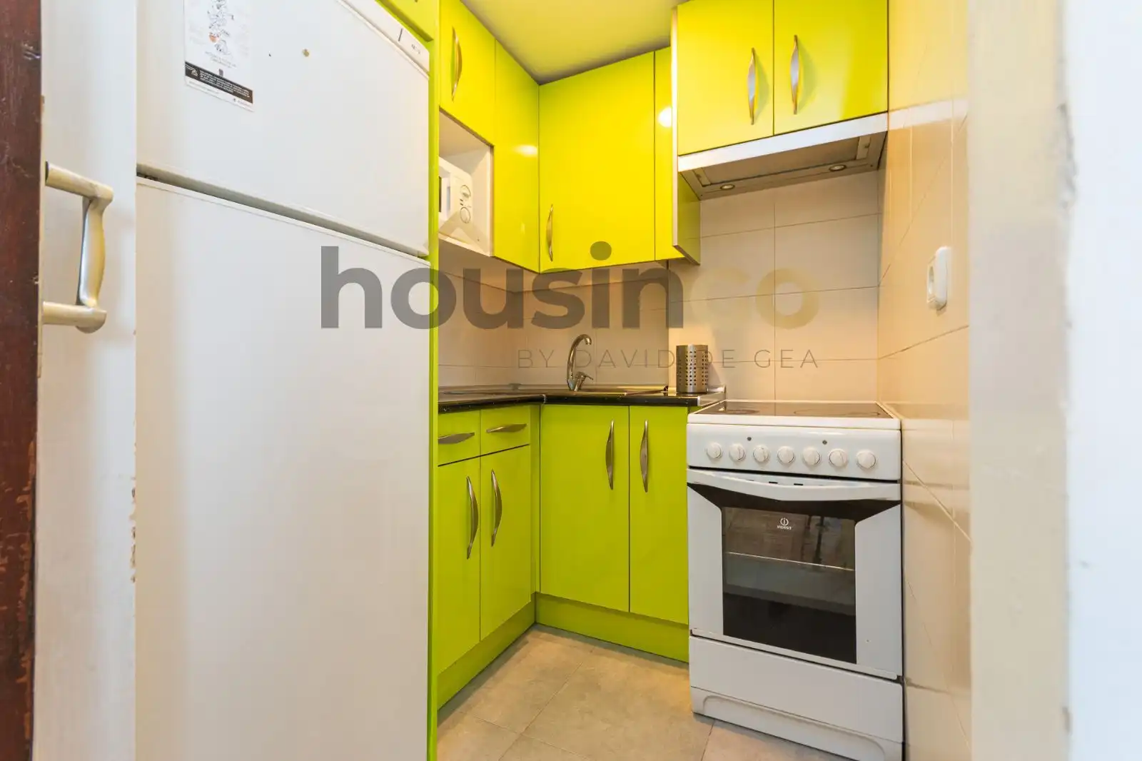 Cocina de Apartamento de alquiler en Madrid con Aire acondicionado, Calefacción y Terraza