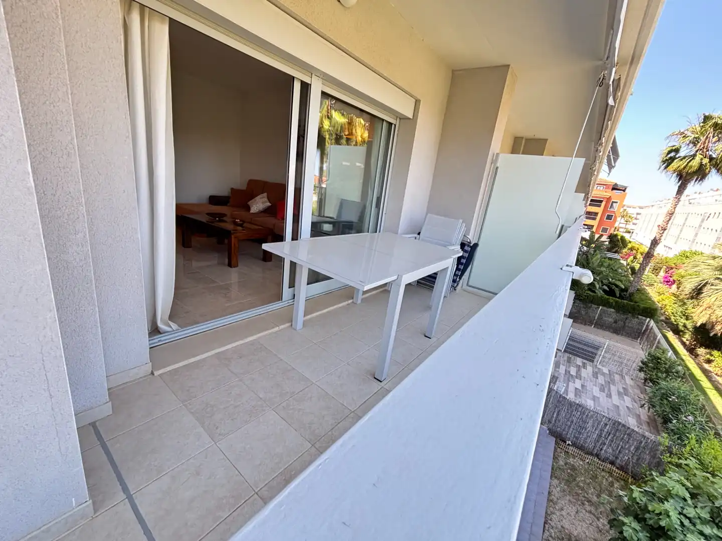 Balcony of Apartments for rent in Dénia  with Air Conditioner, Terrace and Furnished