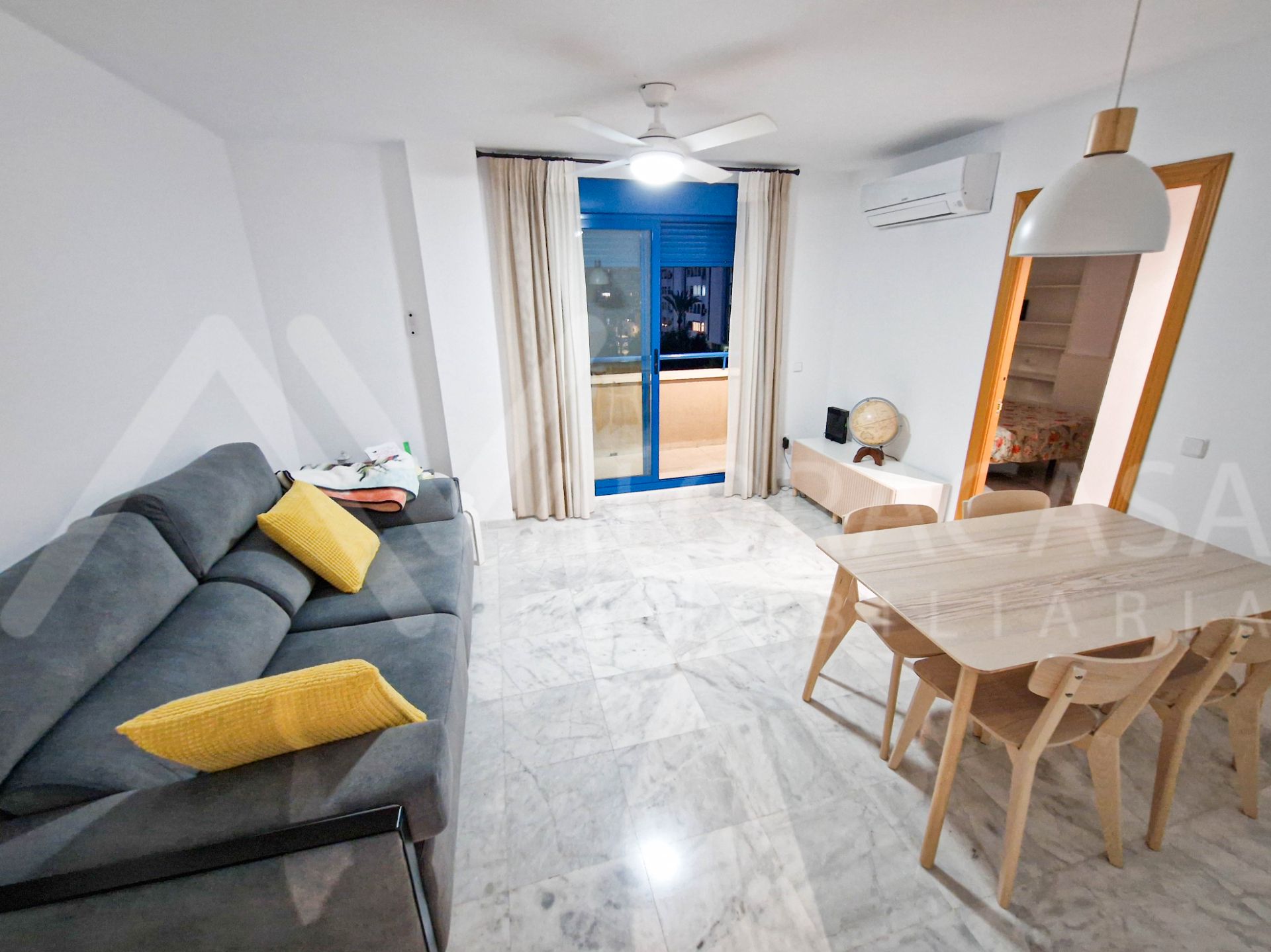 Living room of Flat to rent in Málaga Capital  with Air Conditioner, Terrace and Furnished