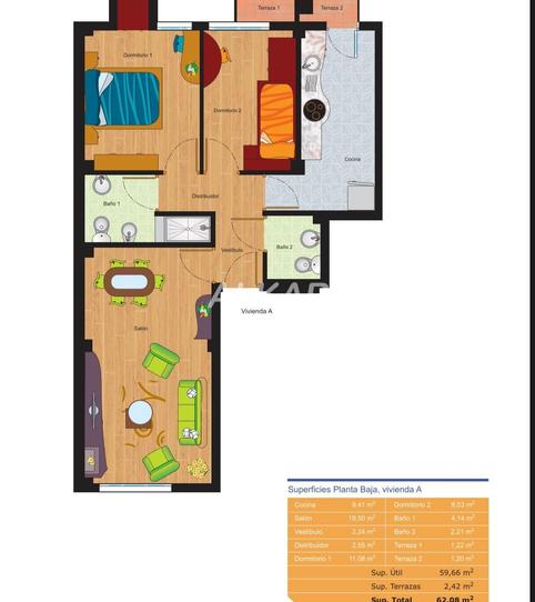 Photo 2 of Flat for sale in Parque del Queiles, Tudela