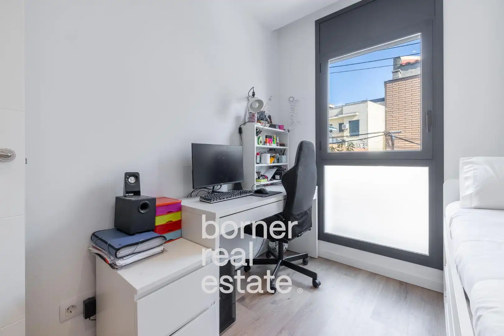 Bedroom of Flat for sale in Terrassa  with Air Conditioner, Heating and Parquet flooring