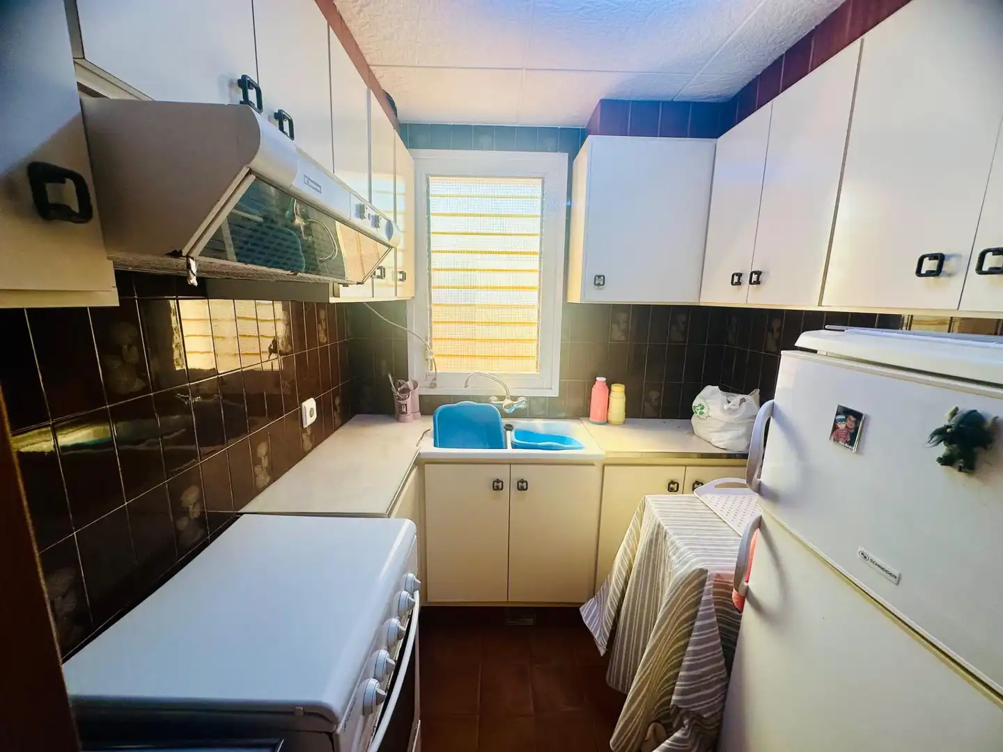 Cocina de Piso en venta en L'Aldea con Aire acondicionado y Amueblado