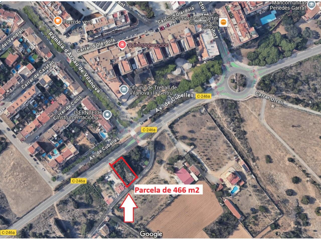 Exterior view of Land for sale in Vilanova i la Geltrú