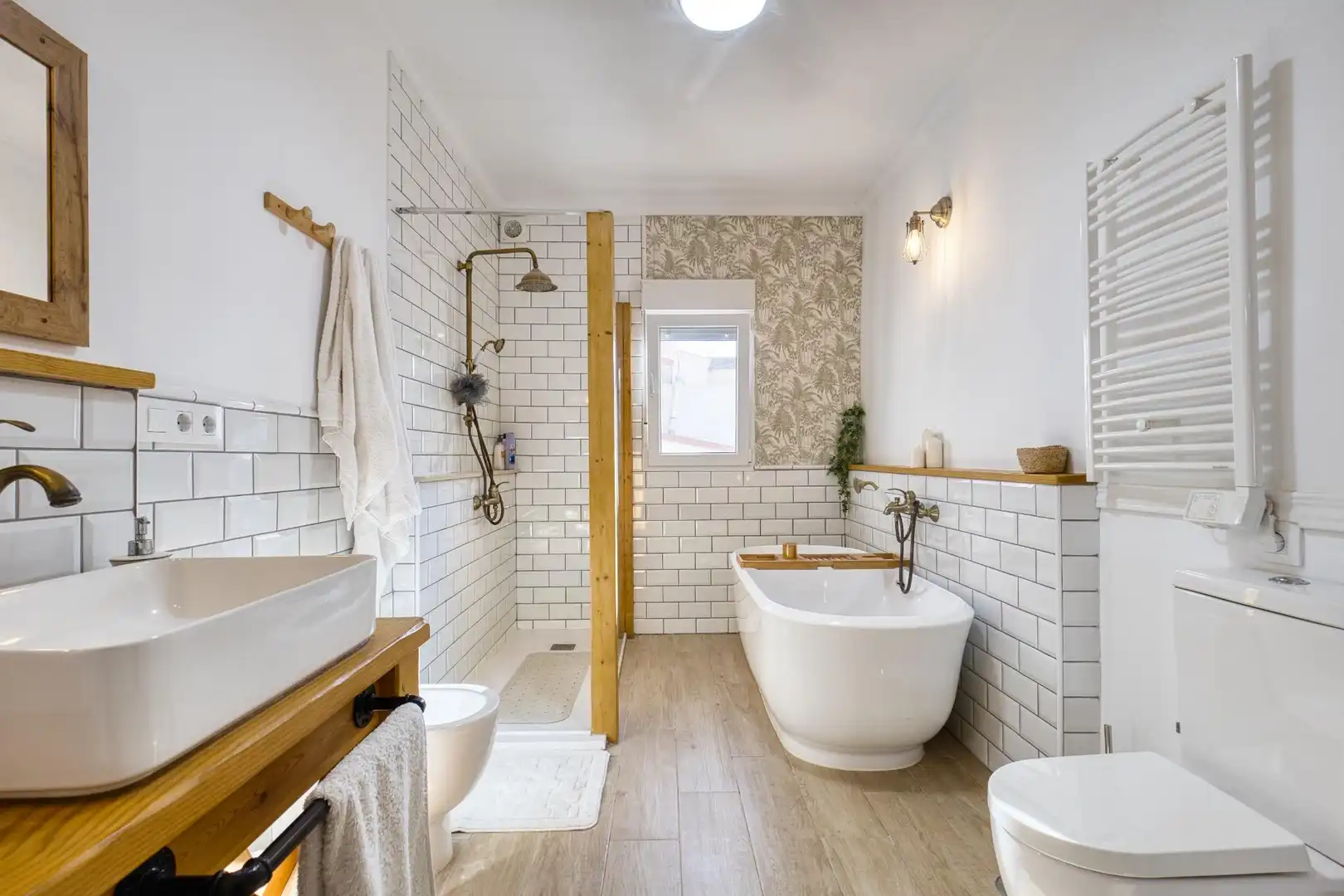 Baño de Casa adosada en venta en Torre-Pacheco con Aire acondicionado, Calefacción y Jardín privado