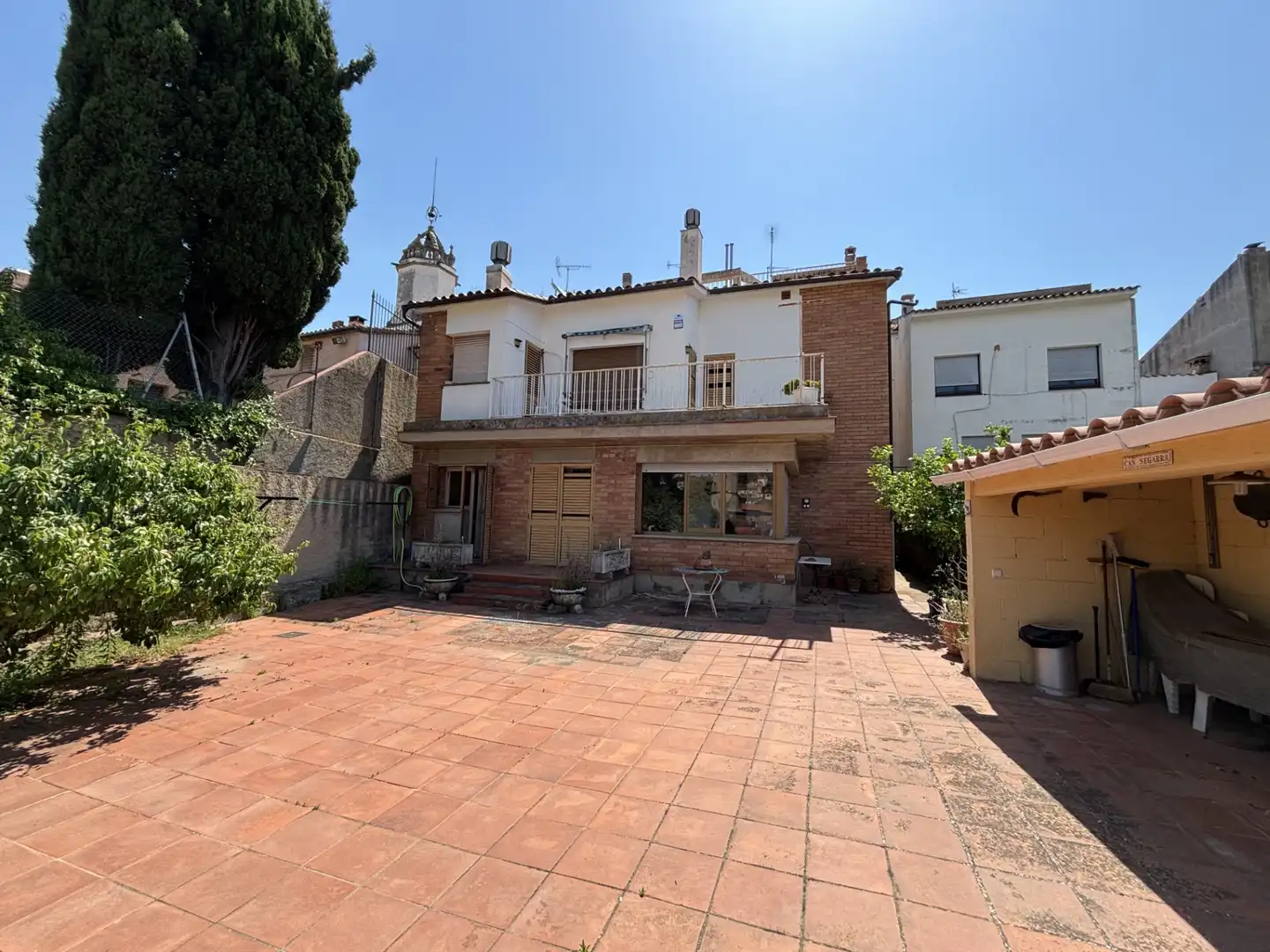 Vista exterior de Casa adosada en venta en Sant Feliu de Codines con Calefacción, Jardín privado y Terraza