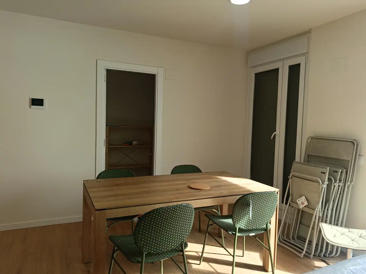 Esszimmer von Wohnung zur Miete in Mataró mit Klimaanlage, Heizung und Parkett