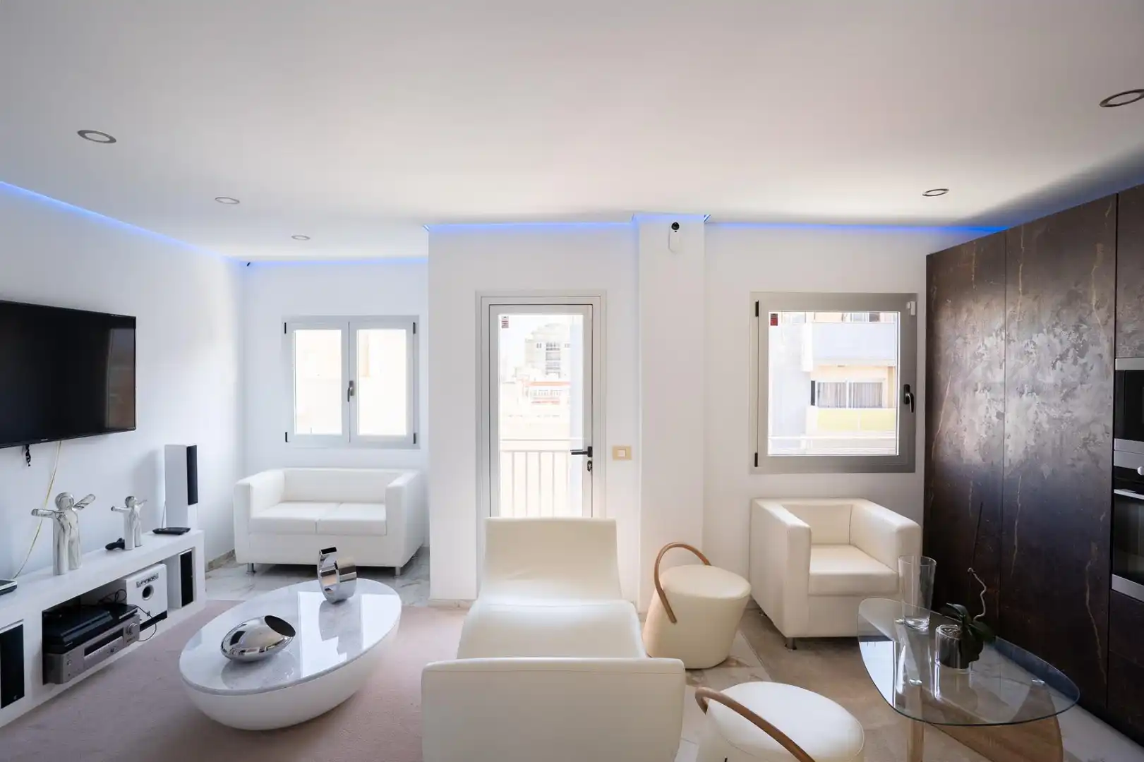 Sala d'estar de Àtic en venda en Santa Cruz de Tenerife amb Terrassa, Moblat i Balcó