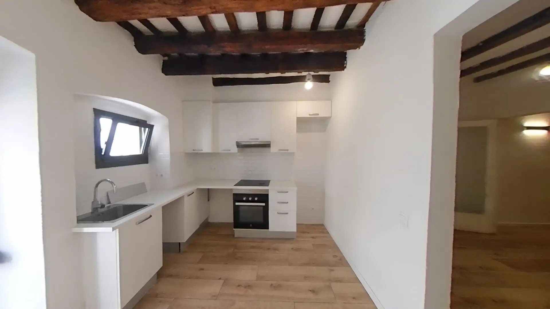 Kitchen of Flat for sale in Vilanova i la Geltrú  with Heating and Parquet flooring