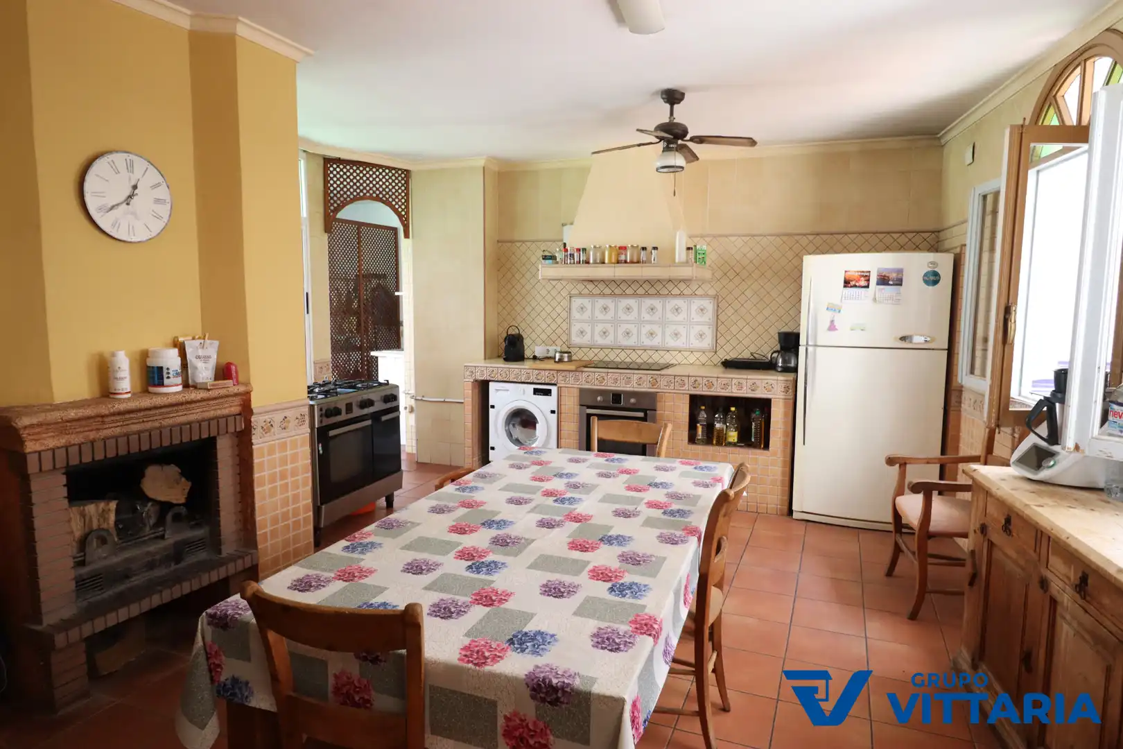 Cocina de Casa adosada en venta en Almería con Aire acondicionado, Terraza y Trastero