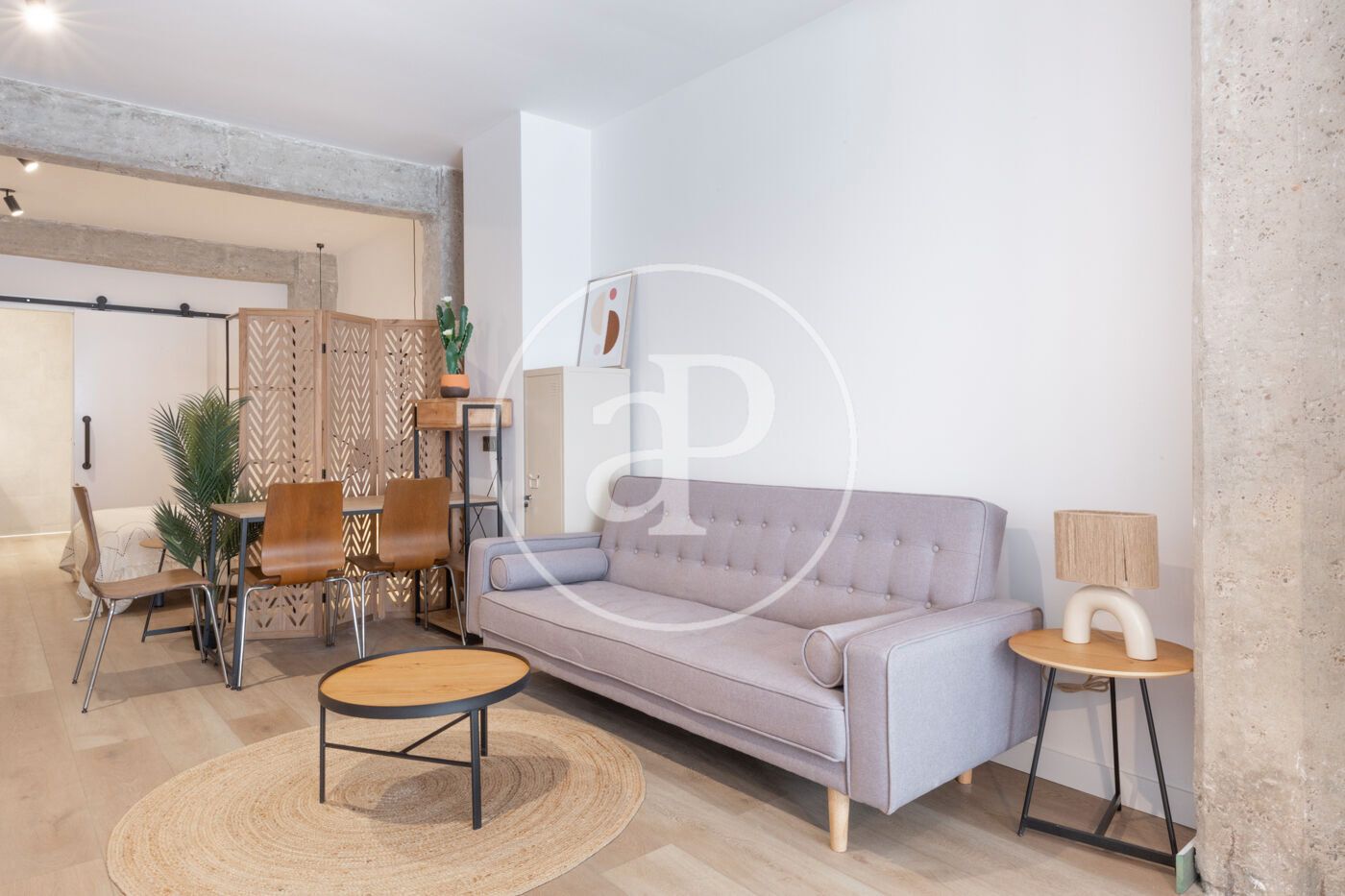 Living room of Loft for sale in  Valencia Capital  with Air Conditioner, Heating and Furnished