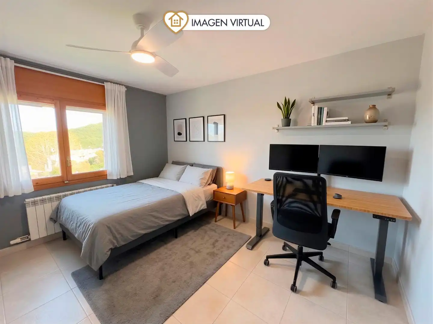 Habitación de Casa o chalet en venta en Vallirana con Calefacción, Jardín privado y Terraza