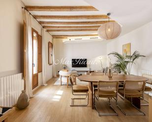 Dining room of Flat to rent in  Barcelona Capital  with Air Conditioner, Swimming Pool and Balcony