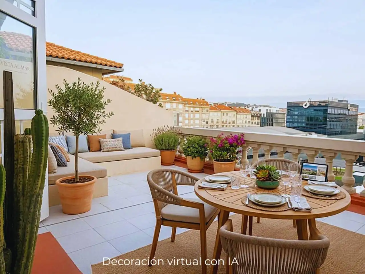 Terraza de Ático en venta en A Coruña Capital  con Calefacción, Terraza y Balcón