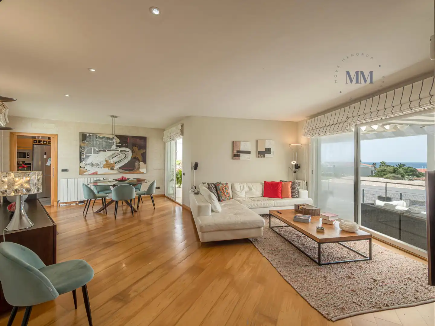 Sala d'estar de Casa o xalet en venda en Sant Lluís amb Aire condicionat, Jardí privat i Terrassa