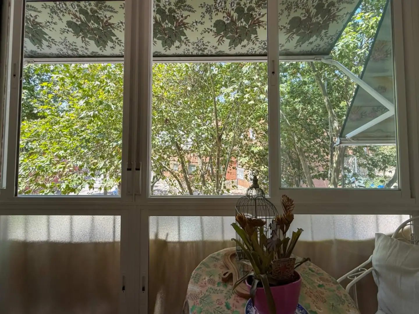 Balcony of Flat for sale in Madrid  with Air Conditioner, Heating and Terrace