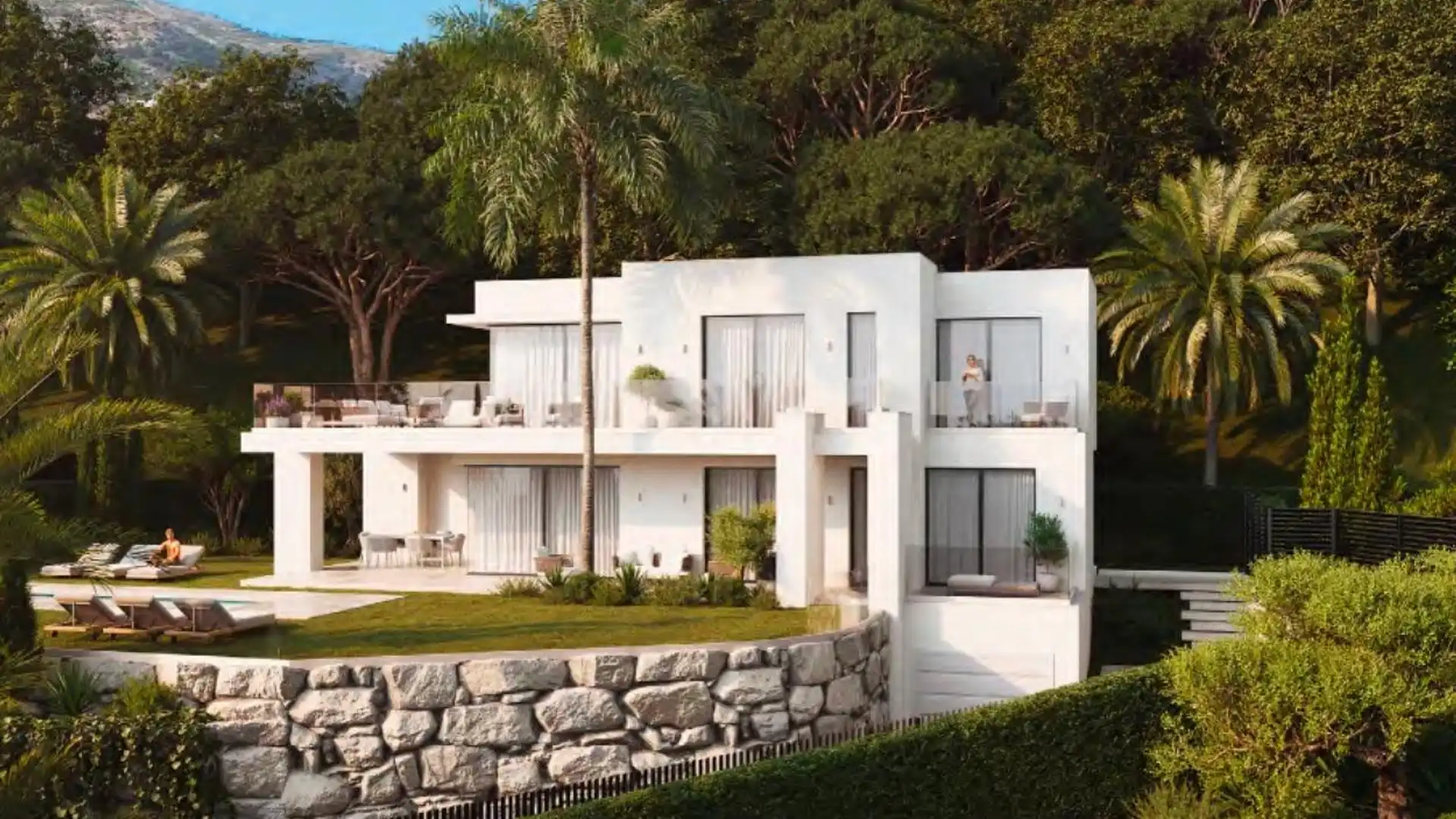 Jardín de Casa o chalet en venta en Mijas con Aire acondicionado, Jardín privado y Piscina