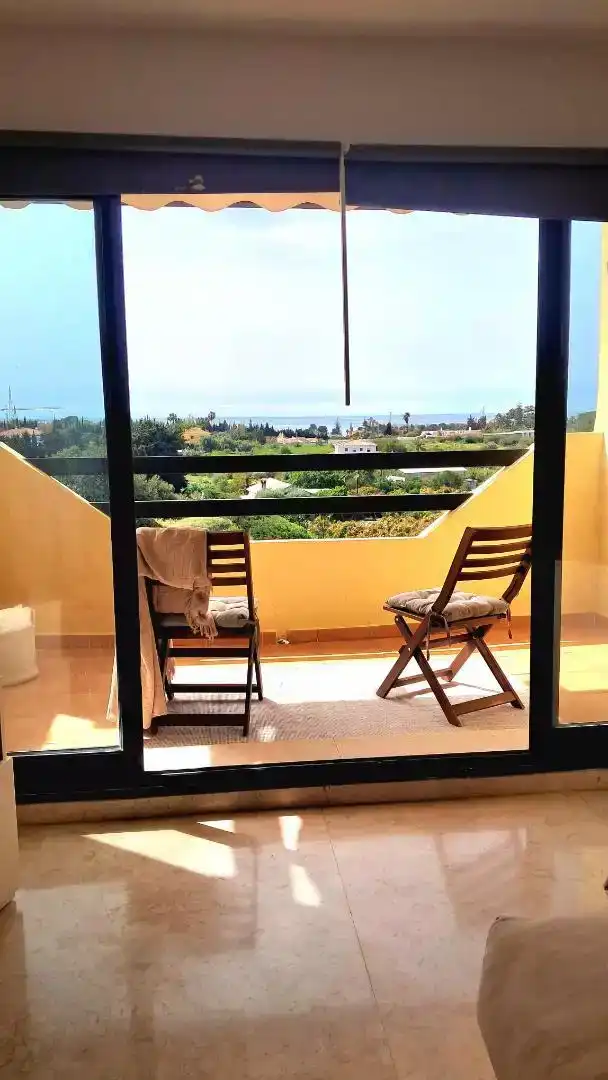 Terraza de Dúplex en venta en Estepona con Piscina