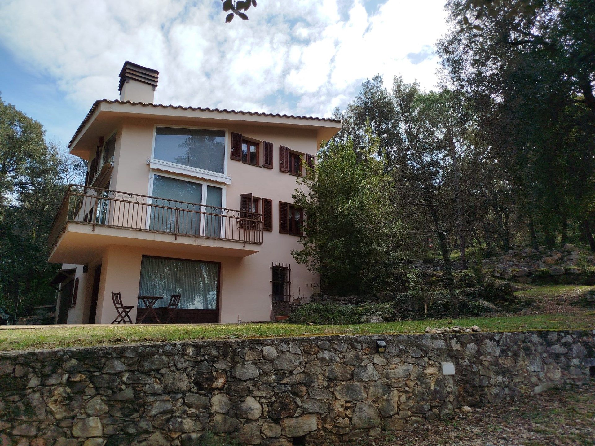 Vista exterior de Casa o xalet en venda en Sant Martí de Llémena amb Aire condicionat, Calefacció i Terrassa
