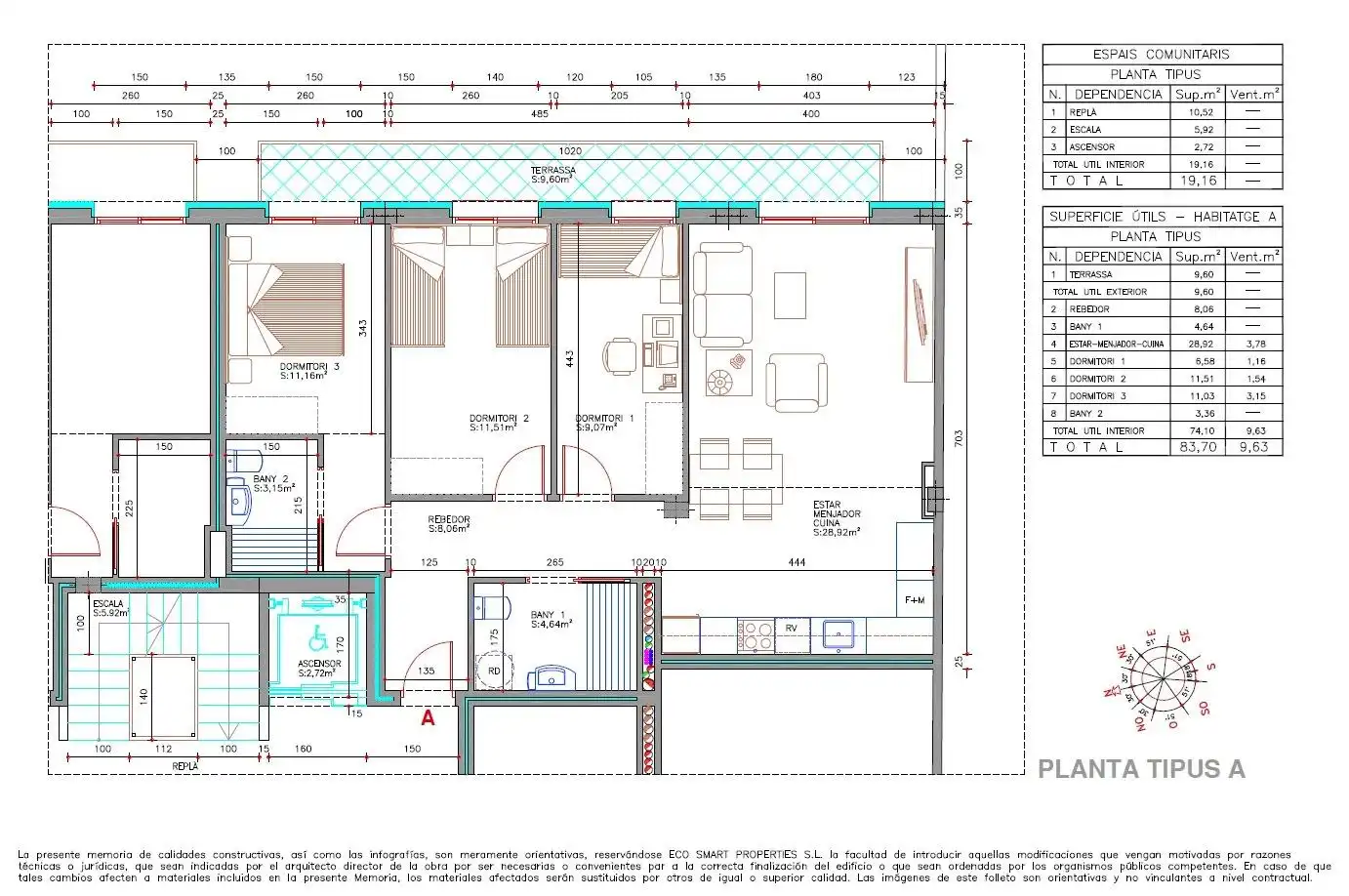 Appartamento con terrazza in vendita a CESAR MARTINELL I BRUNET, imagen 12