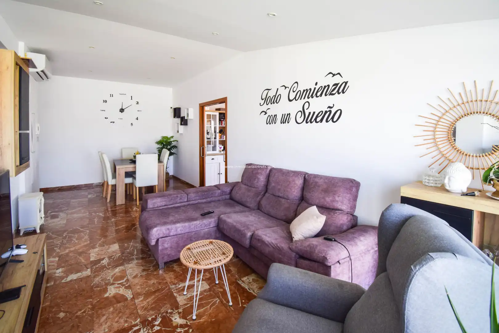 Sala d'estar de Àtic en venda en Ciutadella de Menorca amb Aire condicionat, Terrassa i Moblat