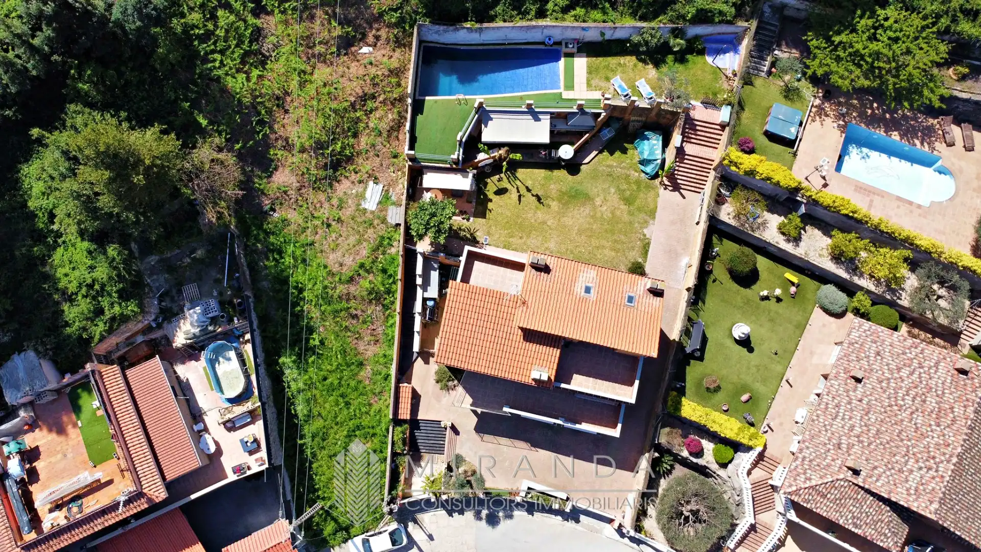 Jardín de Casa o chalet en venta en Bigues i Riells del Fai con Aire acondicionado, Calefacción y Jardín privado